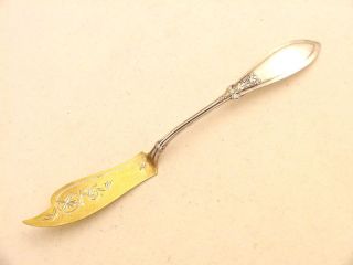Whiting Sterling Italian Pattern Master Butter Knife American Antique Rare 19 C photo
