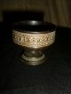 Heavy Antique Bronze Copper Inlay Pedestal Goblet,  Cup Other photo 2