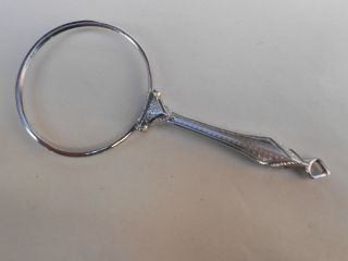 Early 20th C.  Gilt Metal Opticians Quizzer Eye Glass/quizzing Glass Frame photo