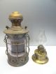 Antique Brass Glass E Miller & Co Nautical Maritime Ship Mast Lantern Perkins? Lamps & Lighting photo 9