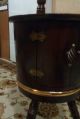 Very Antique Solid Wood Keg Table Floor Lamp,  Very Well Made Other photo 9