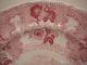 S20 Antique English Transferware Plate Cj Mason Mount Zion Mosque Of David Red Plates & Chargers photo 2