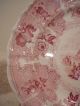 S20 Antique English Transferware Plate Cj Mason Mount Zion Mosque Of David Red Plates & Chargers photo 5