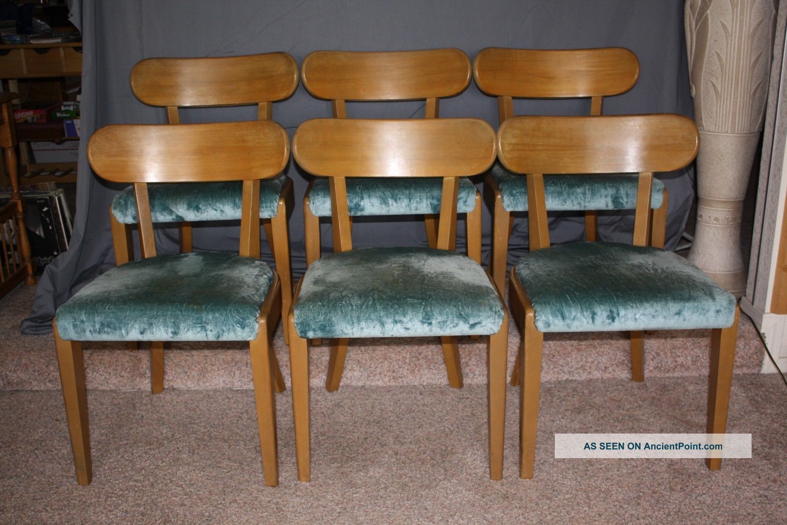 Drexel Precedent Set Of Six (6) Chairs Designed By Edward Wormley - Exceptional 1900-1950 photo