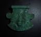 An Extremely Fine And Rare Ancient Egyptian Green Amazonite Pendant Of Bes Egyptian photo 6