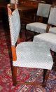Set Of 6 Antique French Oak Henry Ii Upholstered Chairs With New Upholstery 1800-1899 photo 4