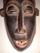 Guro Baule Yaure Mask With Bowl & Teeth Cote D ' Ivoire Africa Palm Beach Estate Masks photo 3