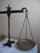 19th Century Weighing Scales Made From Wrought Iron With Brass Trays Other photo 9