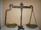 19th Century Weighing Scales Made From Wrought Iron With Brass Trays Other photo 1