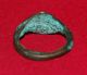 Romano British Ring & Dot Bronze Finger Ring - Circa 500 - 600 Ad Roman photo 4