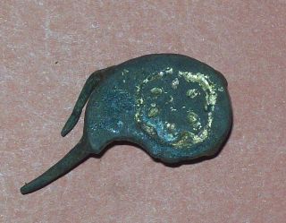 Anglo - Saxon Gilded Bronze Brooch - Mount photo