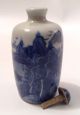 Signed 19th C.  Chinese Porcelain Snuff Bottle,  Enameled Blue & White Design Snuff Bottles photo 6