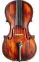 Antique Antonius Thir Anno 1791 Labeled 4/4 Old Master Violin String photo 2