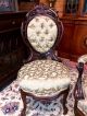 Henkles Meeks Laminated Rosewood Parlor Chairs Belter Period 1800-1899 photo 2