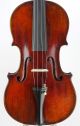 Rare Antique Francesco Lassi Italian Labeled 4/4 Old Master Violin String photo 2