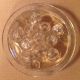 Vintage Clear Glass 11 Hole Flower Frog Crystal Cut Round Vases photo 6