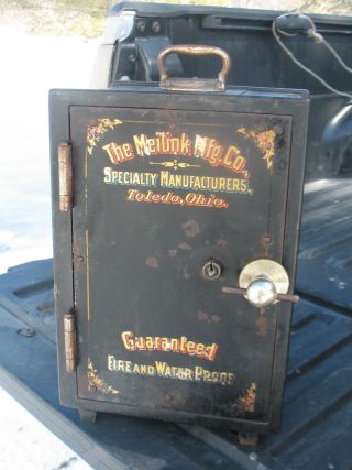 Antique Meilink Small Iron Safe 14 
