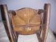 Antique Rocking Chair From 1902 With Wicker Seat 34 In.  High X 16 In,  Wide. 1900-1950 photo 3