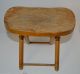 Vintage Nevco Fold ' N Carry Stool Small Wooden Seat Yugoslavia Post-1950 photo 1