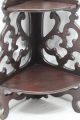 Antique Wooden Corner Wall Shelf Fretwork Scrolled Arts & Crafts 3 Tier 180326 Other photo 2