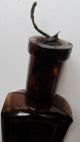 Antique 1890 ' S Kidd ' S Cough Syrup Light Amber Medicine Bottle Bottles & Jars photo 11