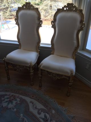 Hand Carved Victorian Chairs photo