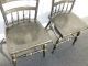 Pair Vintage Authentic Black Windsor Side Chairs Post-1950 photo 5