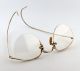 Antique 30s 12k 1/10 Gold Jewelry Grade Eyeglasses Spectacles Ladies Fine Detail Optical photo 2