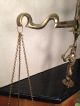 Ornate Brass Metal Balance Scales Of Justice Apothecary Balance Cherub 23 