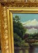 Oil Painting On Board Landscape Signed Turn Of The Century Other photo 1