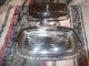 Vintage Silverplate Irvinware Butter Dish With Glass Insert Butter Dishes photo 1