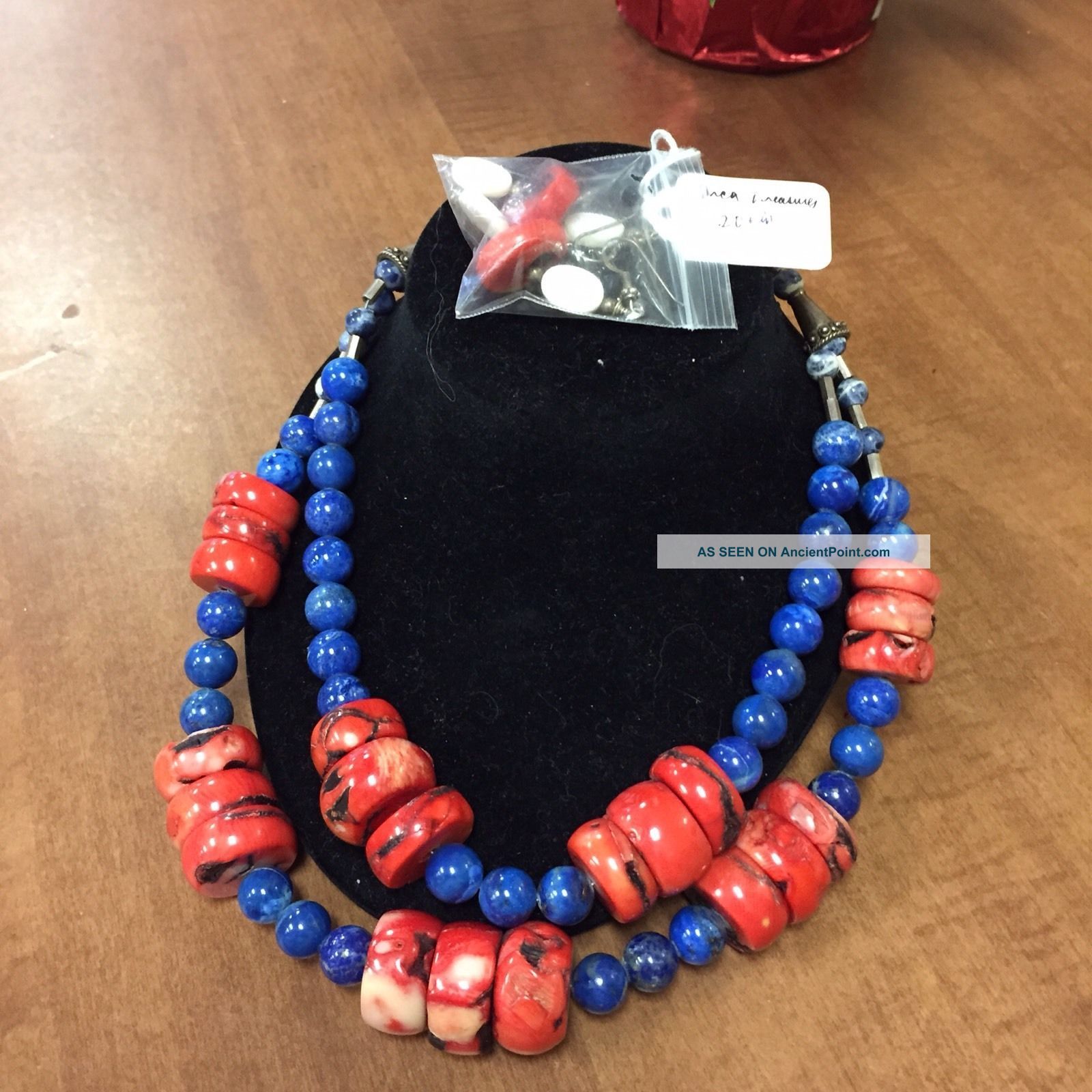 Lovely Designer Necklace Non Pre Columbian Bead Stone Earrings Ecuador Fashion The Americas photo