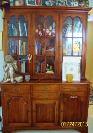 Vintage Statton Americana Solid Cherry Cabinet - Hutch (local Pick Up Only) photo