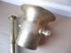 Vintage Solid Brass Mortar And Pestle - Excellent Near Mint Condition Mortar & Pestles photo 2