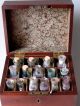 Antique Mahogany Apothecary Box With Contents Science & Medicine (Pre-1930) photo 2