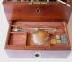 Antique Mahogany Apothecary Box With Contents Science & Medicine (Pre-1930) photo 4