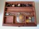 Antique Mahogany Apothecary Box With Contents Science & Medicine (Pre-1930) photo 5