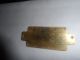 Antique Ice Box Brass Hardware Name Plate Belding Hall Ice Boxes photo 1