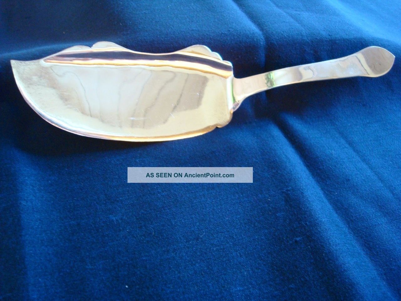 Carmen Beckmann Sterling Silver Cake Server Vintage Mexican108 Grams,  Hand Made Mexico photo