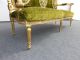 Spectacular Antique French Louis Xvi Gold Gilt Settee French Provincial Rococo Post-1950 photo 9
