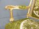 Spectacular Antique French Louis Xvi Gold Gilt Settee French Provincial Rococo Post-1950 photo 6