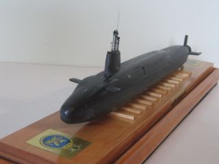 Expertly Built 1/350 Scale Hms Vigilant In Wood And Plexiglass Display Case photo