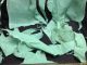 Vintage Mint Green Fabric Pieces (cotton) Very Small Crafts,  Trim,  Yoyos,  Piecing Primitives photo 1