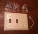 Vintage Bakelite Sierra Switch Outlet Plate Cover Almond Ribbed Nos 7 Pcs Ivory Switch Plates & Outlet Covers photo 2