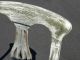 French Provincial White Cane Accent Arm Chair On Castors Chic Country Shabby Post-1950 photo 7