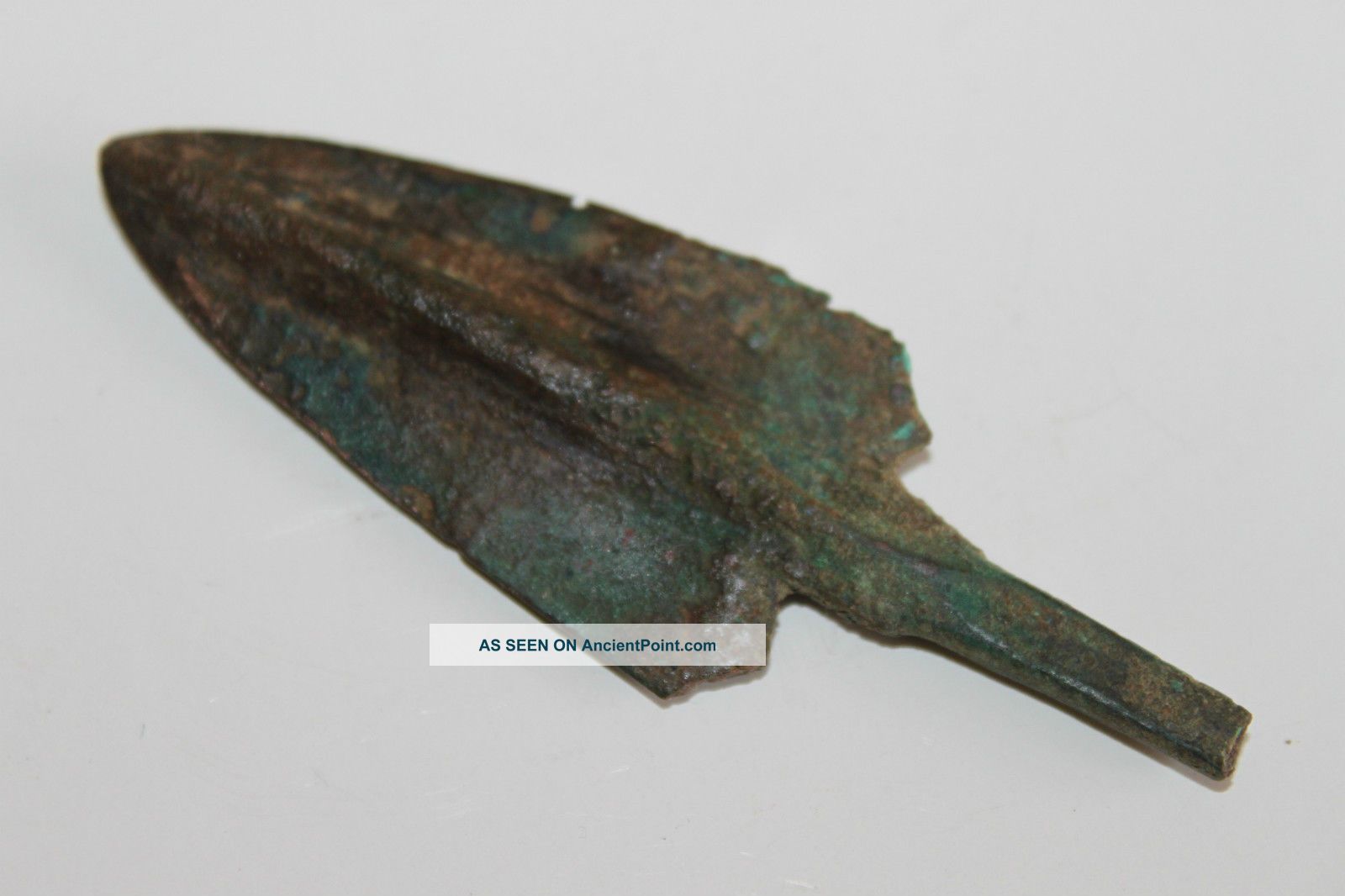 Ancient Greek Bronze Spearhead 8/7th Century Bc Greek photo