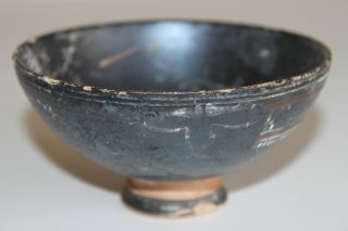 Ancient Greek Pottery Gnathian Dish 4th Bc photo