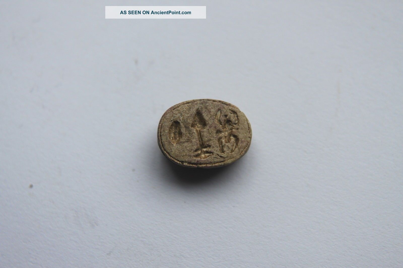 Quality Ancient Egyptian Steatite Scarab 1450 Bc Thutmose 111 Egyptian photo