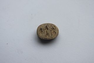 Quality Ancient Egyptian Steatite Scarab 1450 Bc Thutmose 111 photo