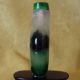 Antique Oriental Imperial Green And White Jade Snuff Bottle/ Pendant W/ Carving Snuff Bottles photo 1